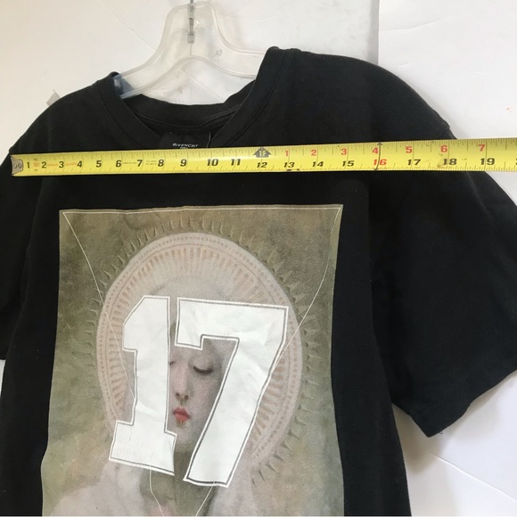 Givenchy Madonna 17 Graphic Cotton T Shirt Top Short Sleeves Unisex Crew Black L - Picture 13 of 16